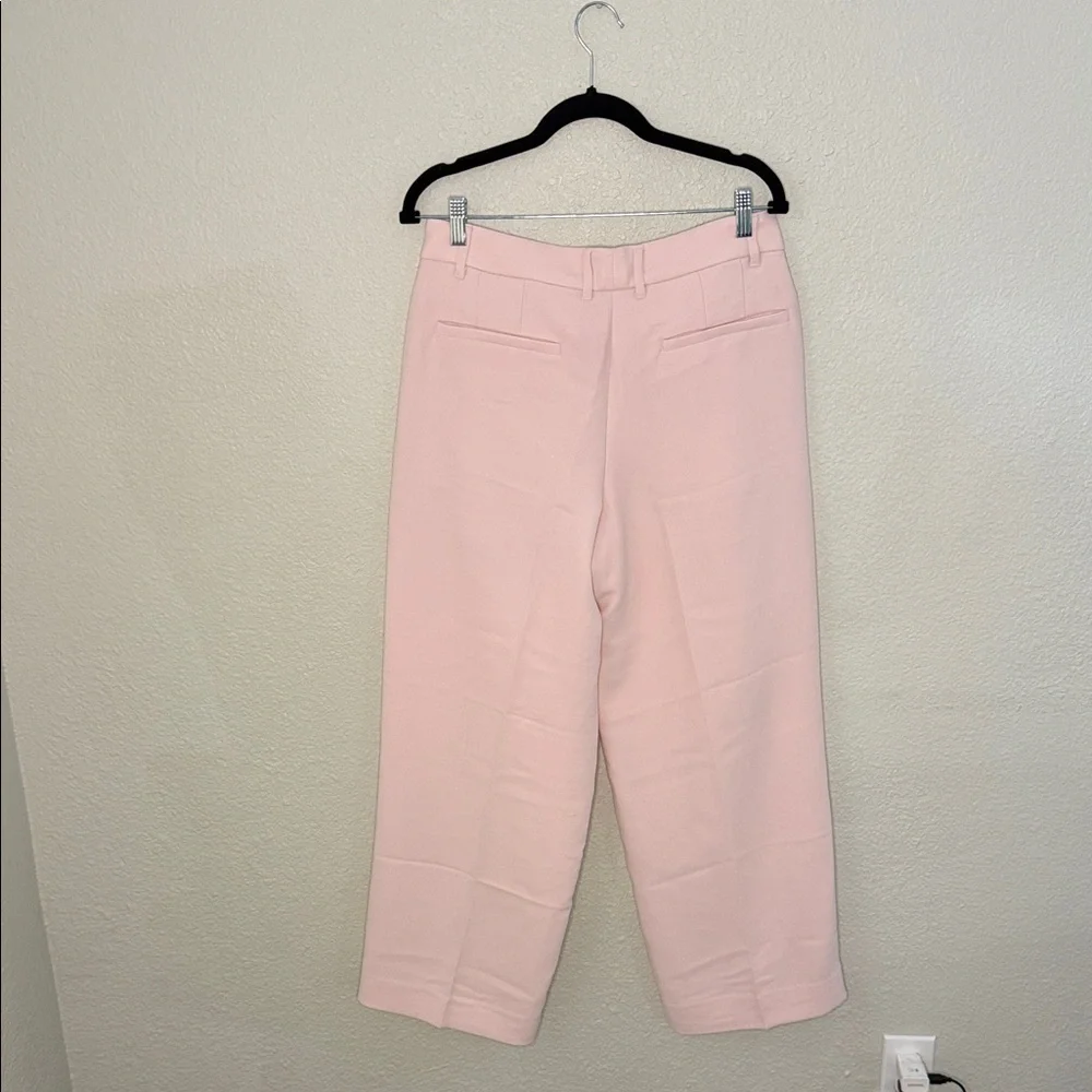 High-rise wide leg pant